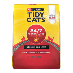 Tidy Cats 24/7 Performance Non-Clumping Litter 20 lb. bag.