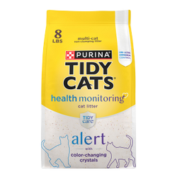Tidy Cats Tidy Care Alert Health Monitoring Cat Litter 8 lb. bag.