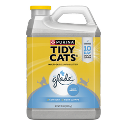 Tidy Cats With Glade Clear Springs Multi-Cat Clumping Litter 20 lb. jug.