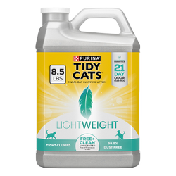 Tidy Cats LightWeight Free & Clean Unscented Multi-Cat Clumping Litter package
