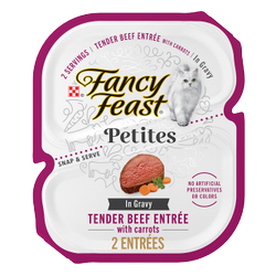 Petites Tender Beef with Carrots in gravy