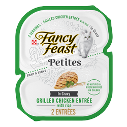 Petites grilled chicken in gravy package