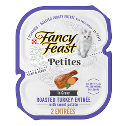 Petites Roasted Turkey Entree with Sweet Potato in Gravy