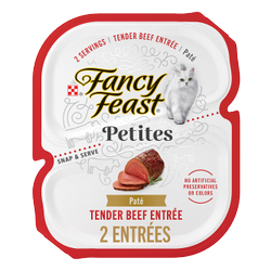 Fancy Feast Petites Tender Beef Entrée Paté Gourmet Wet Cat Food