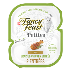 Fancy Feast Petites Braised Chicken Entrée Paté Gourmet Wet Cat Food