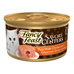Chicken wet cat food savory centers