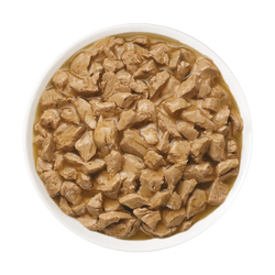 Purina Pro Plan Veterinary Diets UR Urinary St/Ox salmon wet cat food in a bowl