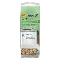 El sistema completo: el sistema de arena para gatos Breeze combina almohadillas, pellets y la caja de arena (todos se venden por separado) para ofrecer un excelente control de olores con facilidad de uso.