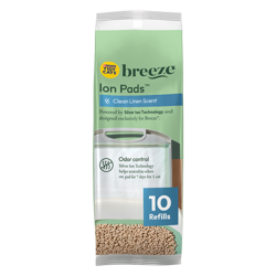 Paquete de repuesto de almohadillas Ion con aroma a ropa limpia Tidy Cats Breeze