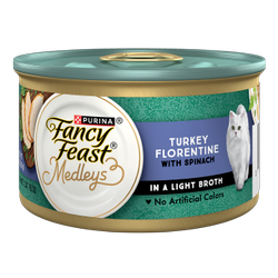 Fancy Feast Medleys Turkey Florentine With Spinach in a Light Broth