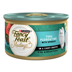 Fancy Feast Medleys Tuna Florentine With Spinach in a Light Broth