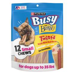 Busy Twist’d With Beggin’ Small Chews Dog Treats