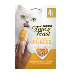 Fancy Feast Savory Purees With Chicken and Pumpkin Lickable Cat Treats
