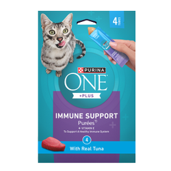 Purina ONE Plus Immune Support Purees With Real Tuna Lickable Cat Treats