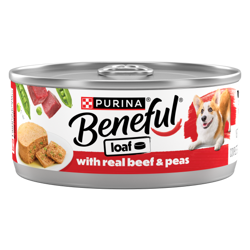 Purina Beneful With Real Beef and Peas Wet Dog Food Loaf