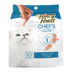 Fancy Feast Chef's Cuts Real Hand-Flaked Tuna Natural Soft Cat Treats