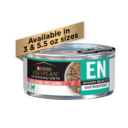Alimento húmedo para gatos Pro Plan Veterinary Diets EN Gastroenteric Selecciones Sabrosas salmón en salsa.
