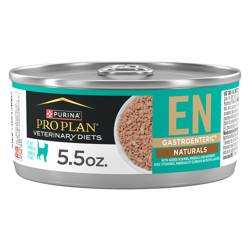 Una lata de 5.5 onzas de alimento humedo para gatos Pro Plan Dietas Veterinarias EN Formula Gastroenterica Naturals.