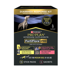 Purina Pro Plan Veterinary Supplements FortiFlora Pro Diarrhea Response Kit for Dogs