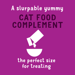 Un complemento de alimento para gatos con el tamaño perfecto para botanas
