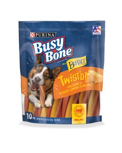 Busy y Beggin Twist’d con sabor a cheddar y nogal