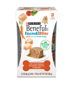 Alimento balanceado húmedo de paté de pollo Beneful incredibites