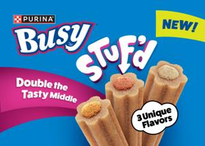 New Busy Stuf’d in 3 unique flavors.