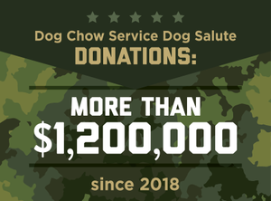 Dog Chow Service Dog Salute Donations