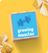 Strong muscles block