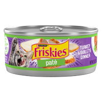 Alimento húmedo para gatos Friskies paté sabor a cena de pavo y menudillos