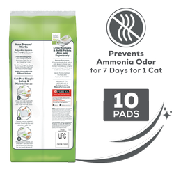 1 pad prevents ammonia odor for 7 days for 1 cat