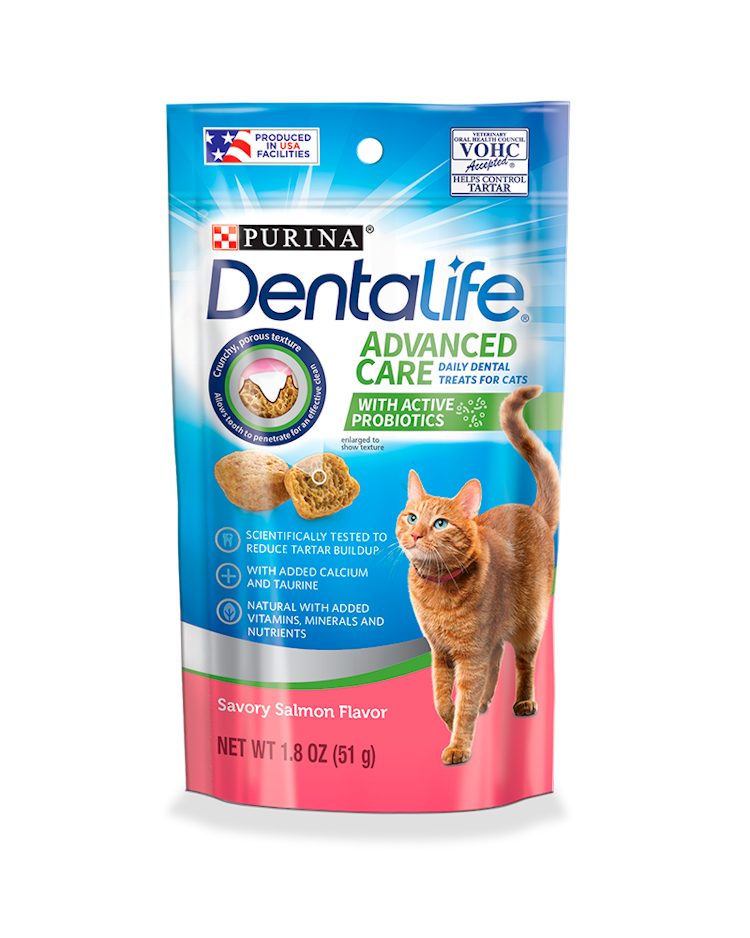 Purina DentaLife Salmon Flavor Dental Cat Treats
