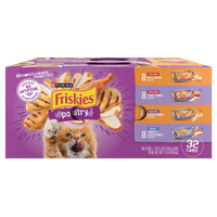 Friskies Poultry Wet Cat Food Variety Pack 32 Count