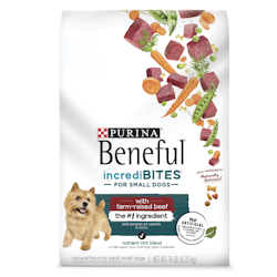 Beneful IncrediBites Small Dog Dry Food with Farm-Raised Beef