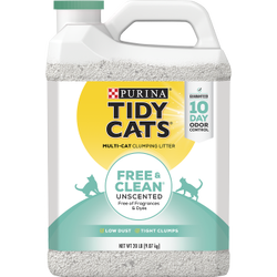 Tidy Cats Clumping Free and Clear jug