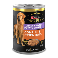 Purina Pro Plan Savor Grain Free Classic Adult Turkey & Sweet Potato Entree Canned Dog Food Purina Pro Plan Savor Grain Free Classic Adult Turkey & Sweet Potato Entree Canned Dog Food