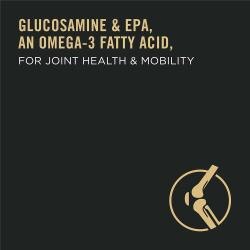 Glucosamine & EPA, an Omega-3 fatty acid, for joint health & mobility.