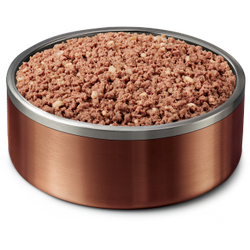 bowl of wet dog food