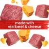 made with real beef and cheese
