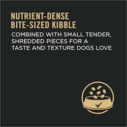 nutrient dense, bite-sized kibble