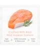 Crafted with real wild Alaskan salmon
