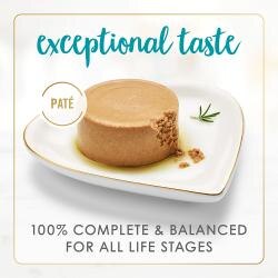 Sabor excepcional. Nutrición 100 % completa y equilibrada para todas las etapas de la vida.