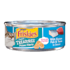 Alimento húmedo para gatos Friskies tesoros sabrosos sabor a vieiras con pescado marino y atún en salsa