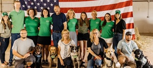 dog chow team supports veterans