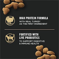 high protein formula fortified with live probiotics