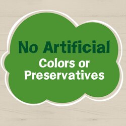 no artificial colors or preservatives