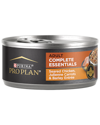 Purina Pro Plan Complete Essentials Adult Seared Chicken, Julienne Carrots & Barley Entrée In Gravy Wet Dog Food