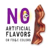 sin saborizantes ni colorantes artificiales según la Ley Federal de Alimentos, Medicamentos y Cosméticos (Federal Food, Drug, and Cosmetic Act, FD&C)