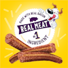 Made with real bacon. Real meat #1 ingredient.