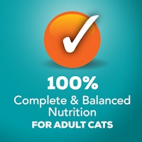 100% Complete & Balanced Nutrition for adult cats